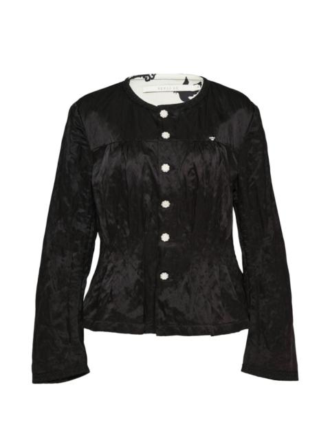 RENLI SU gathered silk jacket