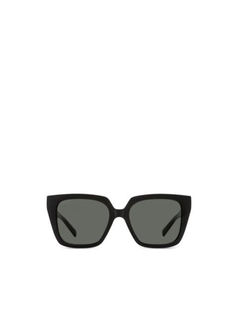 GUCCI Interlocking GG Web-stripe sunglasses