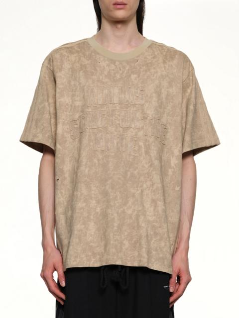 Song for the Mute Bleaching Effect T-Shirt in Clay/Savannah