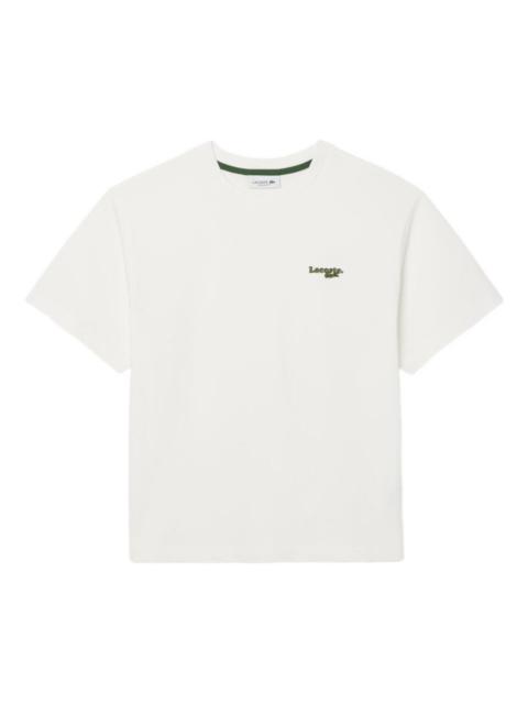 LACOSTE logo-embroidered t-shirt