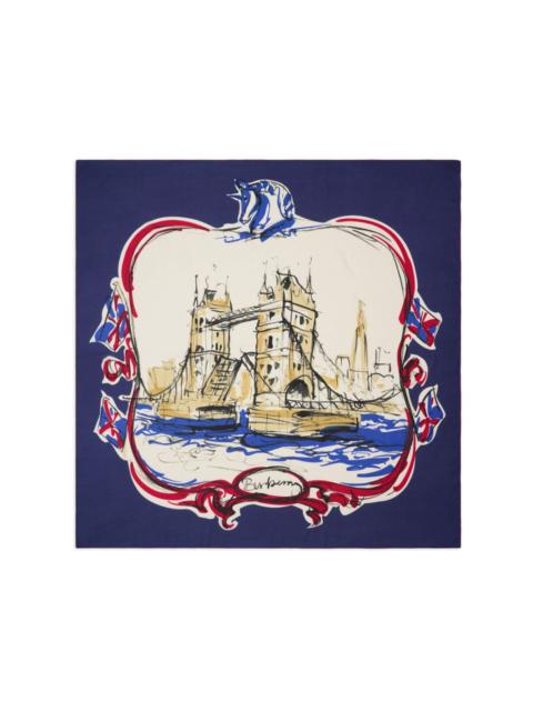 Burberry Tower Bridge scarf