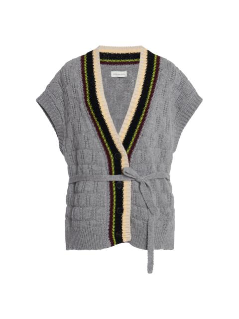 Dries Van Noten Telia Wool-Cashmere Cardigan
