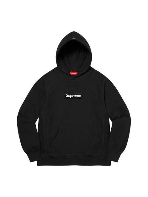 Supreme Box Logo Hooded Sweatshirt 'Black White' SUP-FW21-353