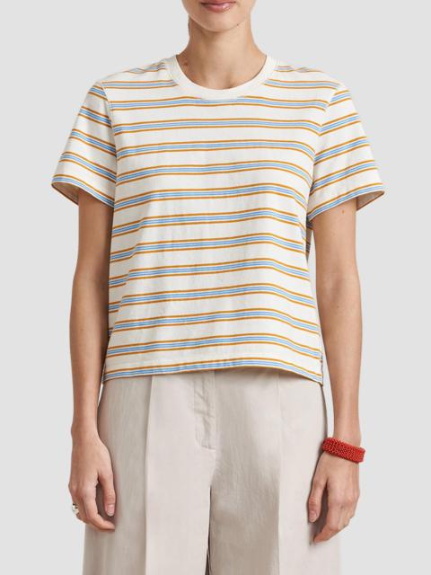 LA LIGNE Women's Striped Mol T-Shirt - Cream Multi