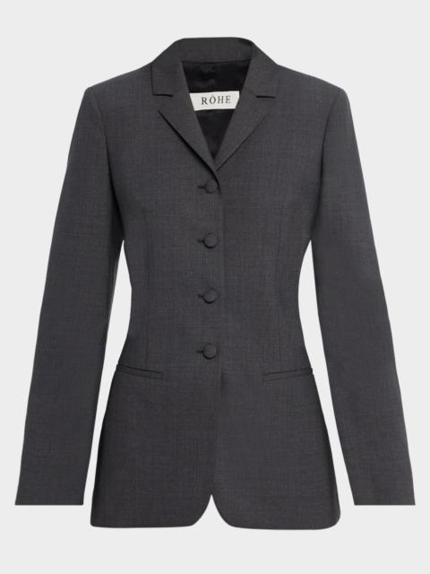 RÓHE Fitted Wool Blazer
