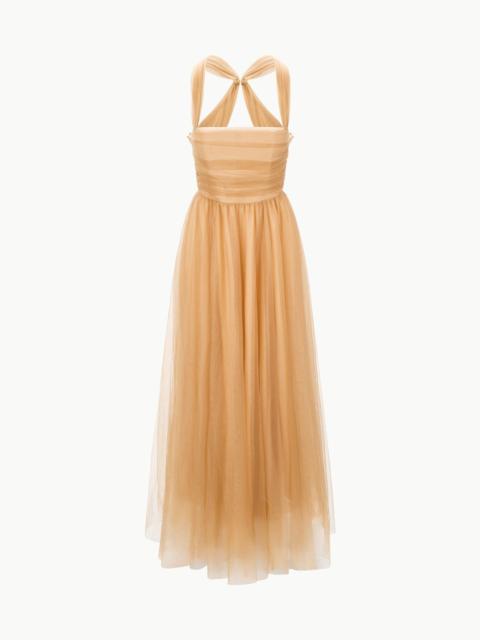 STAUD ANTONIA DRESS CAMEL