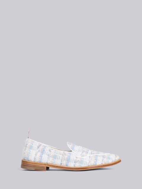 Thom Browne Gunclub Check Chiffon Tweed Varsity Penny Loafer