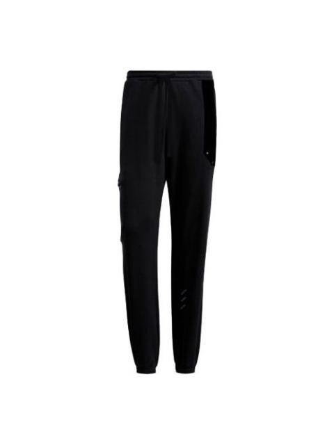 adidas originals x melting sadness Crossover Series Casual Splicing Sports Pants/Trousers/Joggers Bl