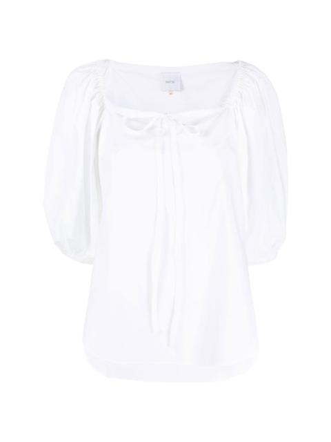 PATOU tie-detail blouse