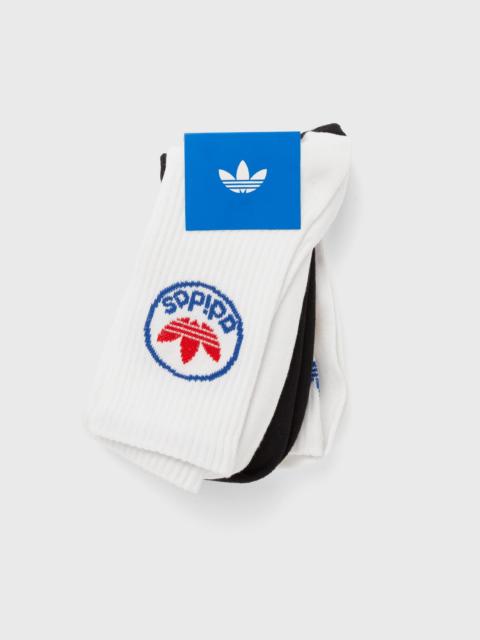 adidas TREFOILS CREW SOCK 3 PAIRS