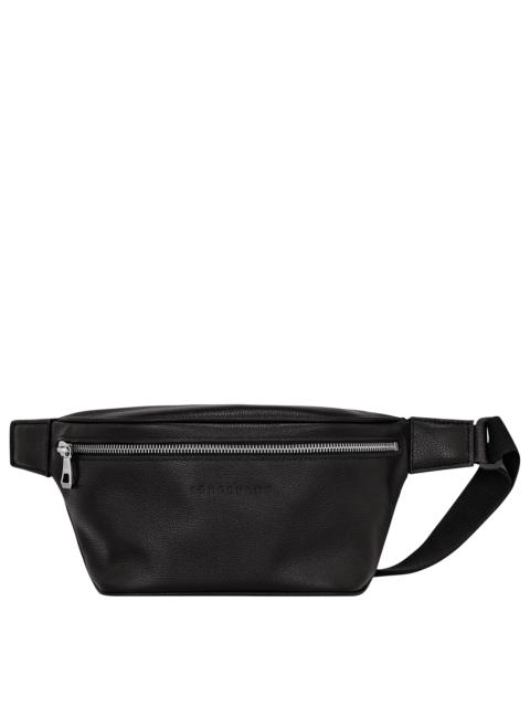 Le Foulonné Belt bag Black - Leather