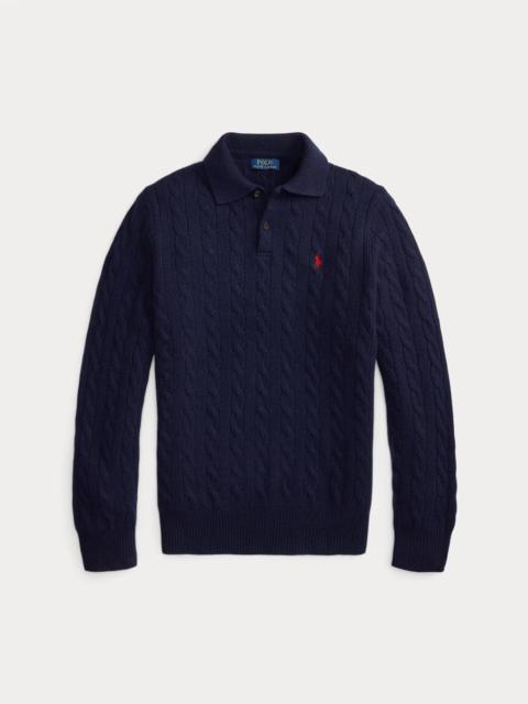 Polo Ralph Lauren Cable-Knit Wool-Cashmere Sweater
