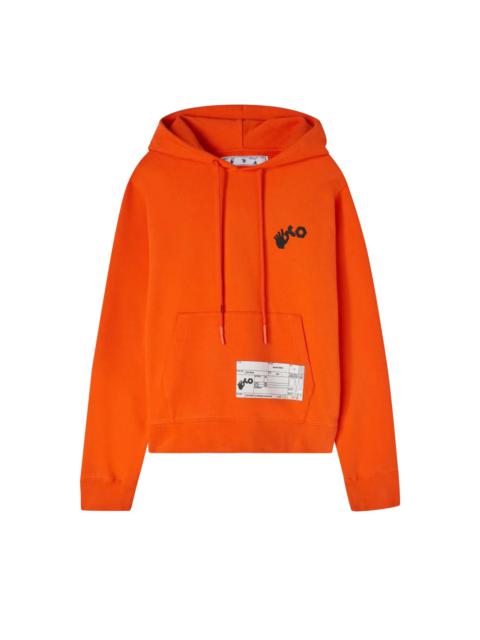 Off-White x Teenage Engineering Crossover Logo Hoodie 'Orange'