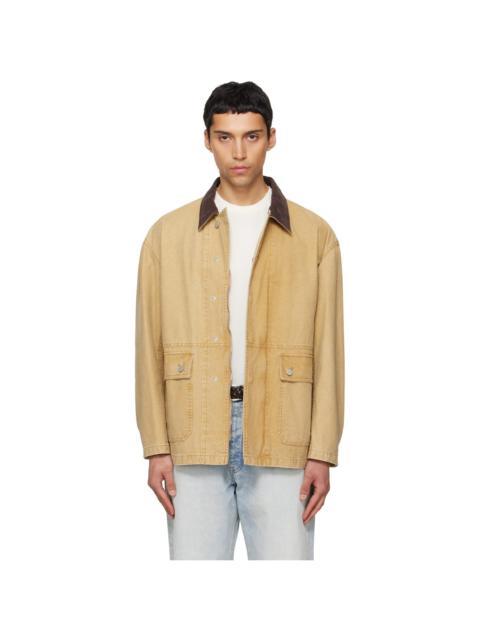 Tonywack Beige Garment Washed Barn Jacket