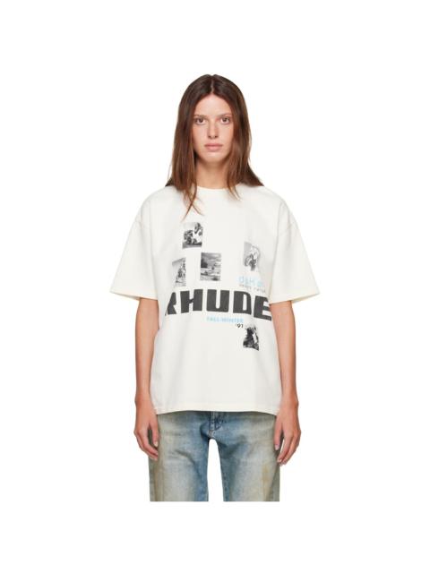 Rhude Off-White 'Winter 91 Rallye' T-shirt