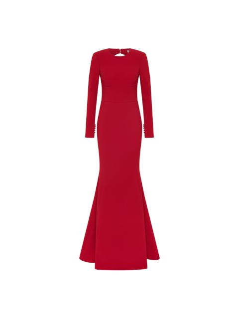 REBECCA VALLANCE Raziel Long Sleeve Gown