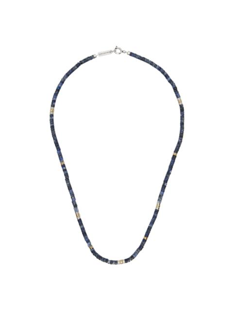Navy Beaded Necklace