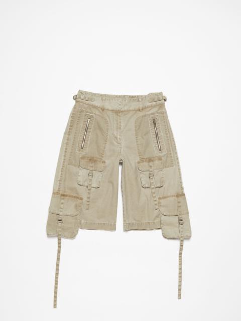 Acne Studios Cargo shorts - Khaki beige