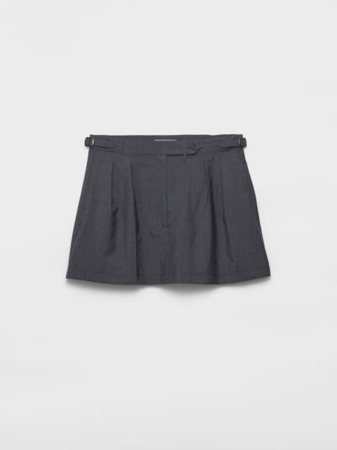 Prada Light mohair miniskirt