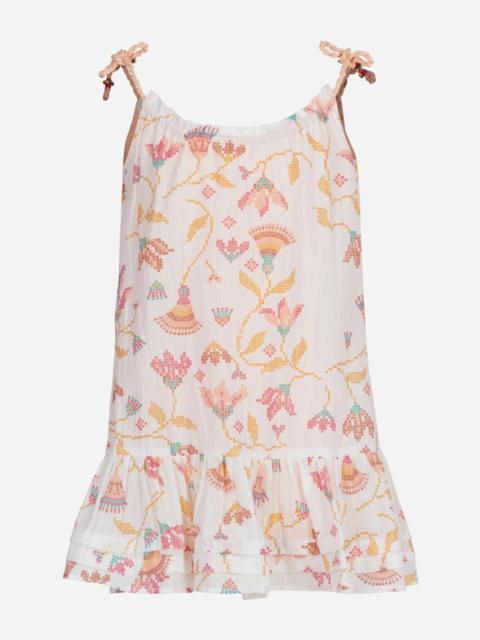 Mini Dress Billie for girls - Pink Ylang Ylang