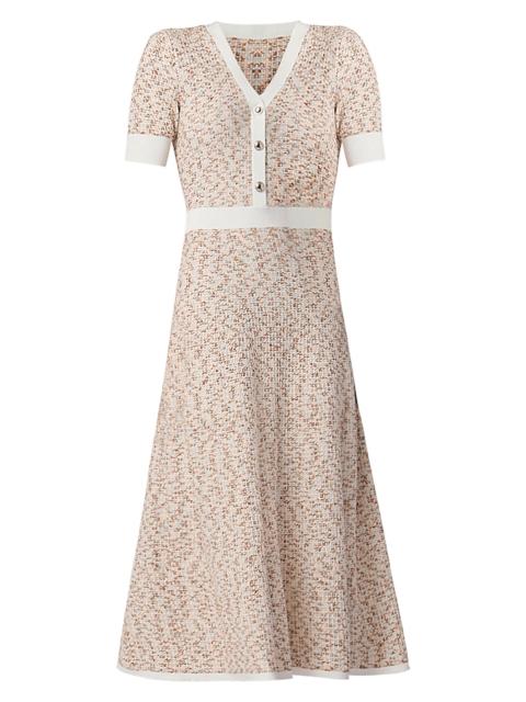 Shoshanna Women's Alison Bicolor Knit Shirtdress - Neutral Multi Optic