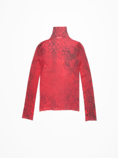 Acne Studios Printed seamless t-shirt - Red