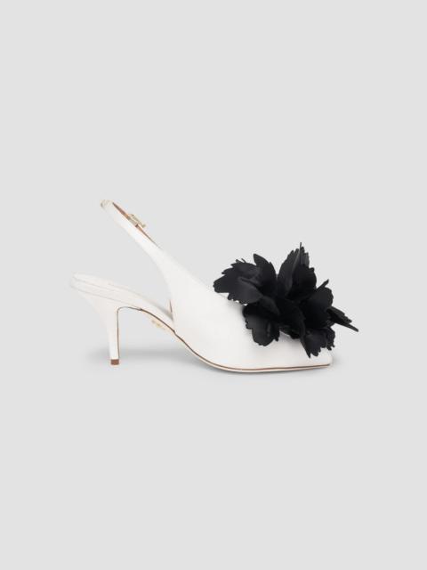 FERRAGAMO Women's Gema 70MM Floral Sandals - Cloud Bianco