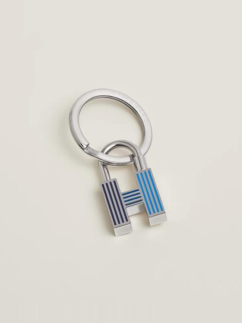 Hermès Cadenas Quizz Rainbow key ring