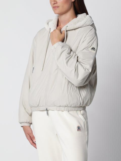 MOOSE KNUCKLES Eaton Bunny Reversible Jacket in Alabaster