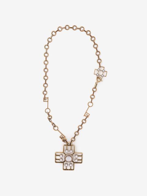 Lanvin cross pendant necklace