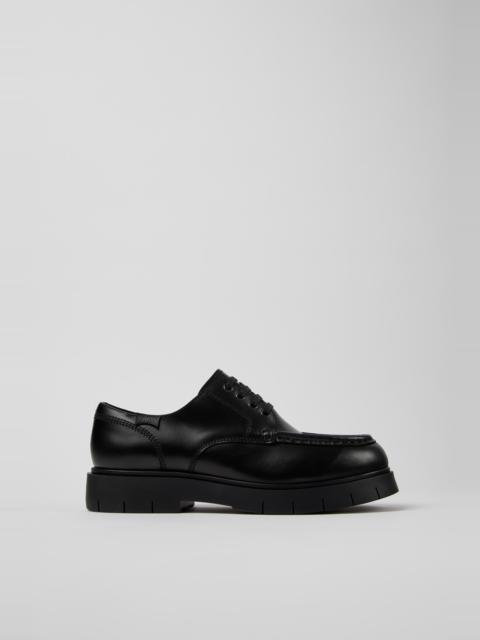 CAMPER Alaro Black Leather Shoes for Men.