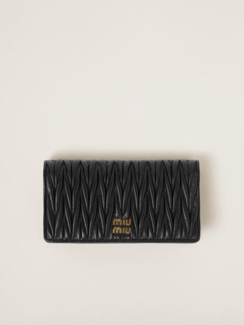Matelassé nappa leather smartphone case