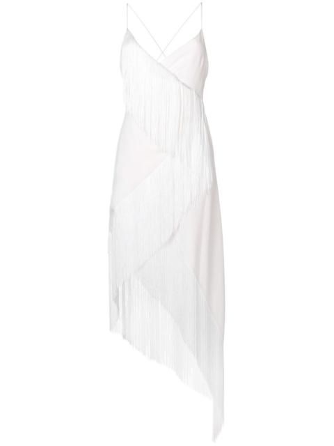 Givenchy asymmetric fringe embellished dress