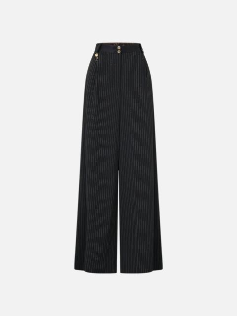 CAMILLA WIDE LEG WAISTED PANT NIGHT GARDEN