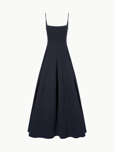 STAUD STAUD MAXI JOLI DRESS NAVY