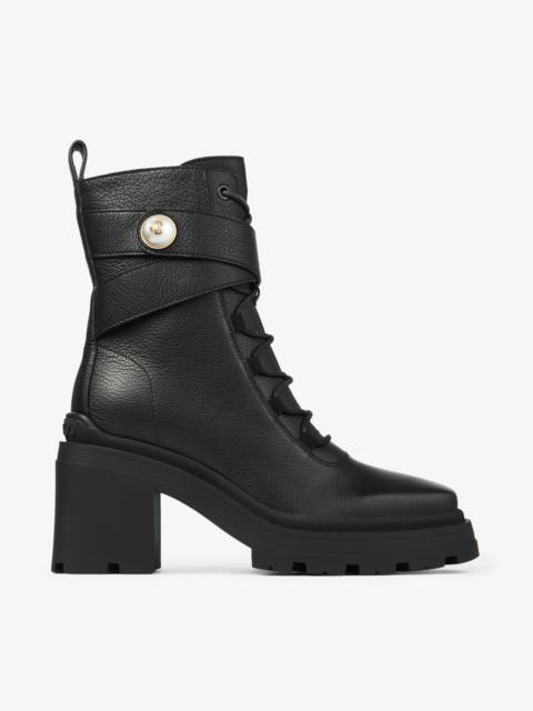 JIMMY CHOO Noemi 80
Black Leather Ankle Boots