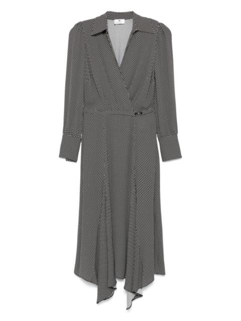 ELISABETTA FRANCHI polka-dot midi dress