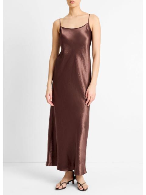 Vince Satin Bias Maxi Slip Dress