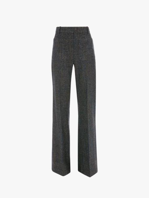 Victoria Beckham Alina Trouser In Ore Melange