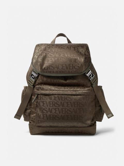 Versace Allover Neo Nylon Backpack