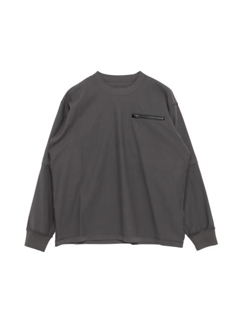 sacai Cotton Jersey L/S T-Shirt