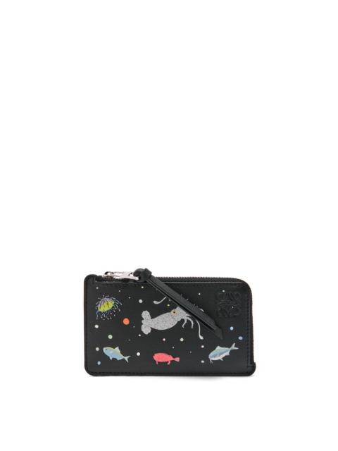 Men's Bi-fold wallet in coated flocked denim | Black | Diesel
