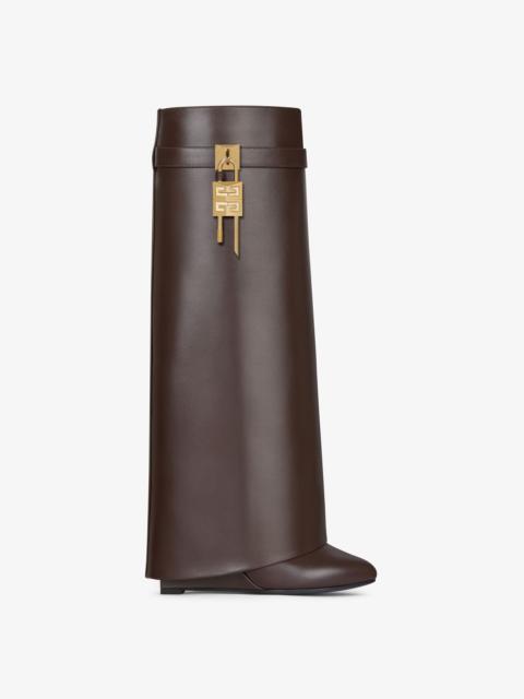 SHARK LOCK BOOTS IN LEATHER