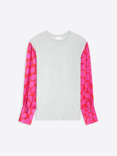 Dries Van Noten CONTRAST SLEEVES TEE