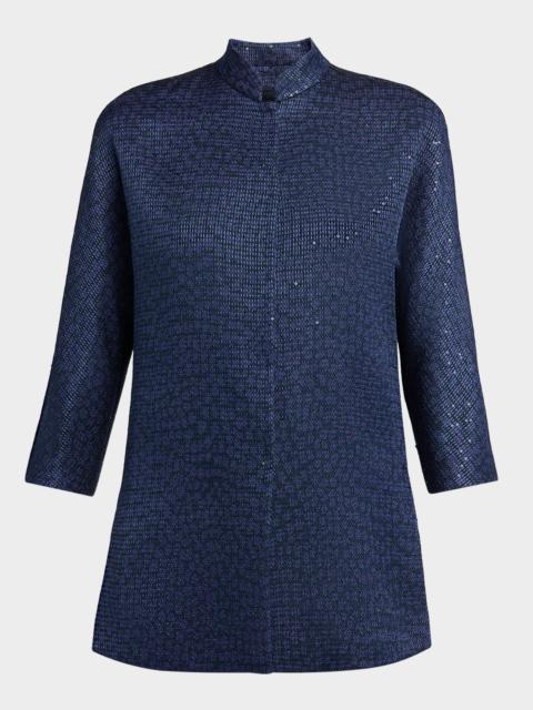 GIORGIO ARMANI Sequined Single-Breasted Blazer