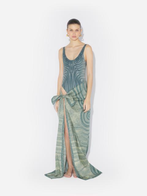 Jean Paul Gaultier THE BLUE “SPIRALE” SARONG