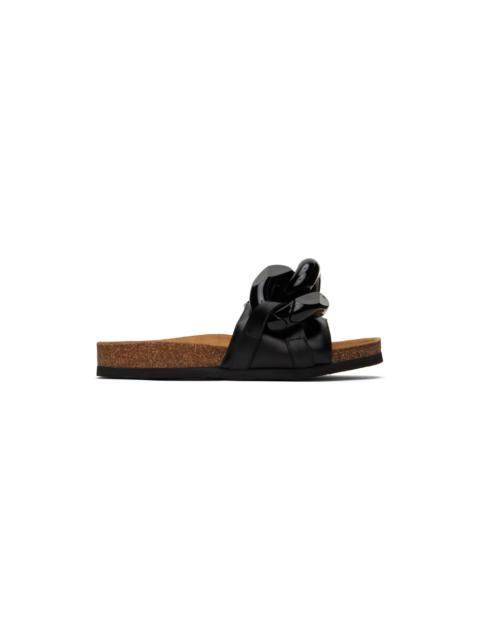 JW Anderson Black Chain Slides