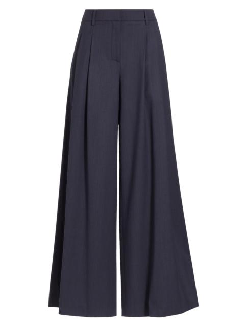 TWP Women's New Didi Wool Wide-Leg Pants - Indigo