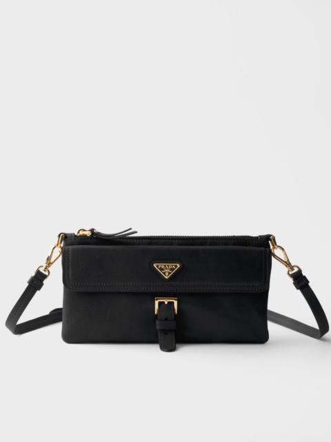 Prada Nappa leather wallet with shoulder strap