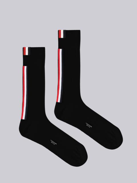 Thom Browne Rib Merino Stripe Mid Calf Socks
